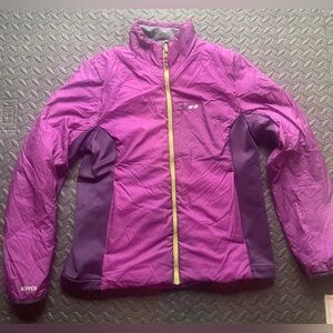 Koppen Primaloft Full Zip Insulated Ski Jacket Womens Size Large Purple EUC